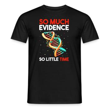 Gerichtsmediziner und Forensischer Analyst - Männer T-Shirt - Schwarz - Vorne - AI Model Male 178 light (178cm)