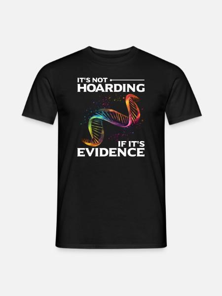 Gerichtsmediziner und Forensischer Analyst - Männer T-Shirt - Schwarz