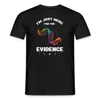 Forensischer Wissenschaftlicher Ermittler - Männer T-Shirt - Schwarz - Vorne - AI Model Male 178 light (178cm)