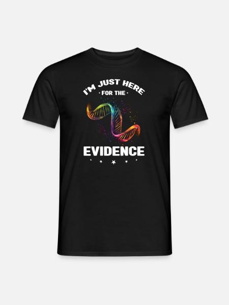 Forensischer Wissenschaftlicher Ermittler - Männer T-Shirt - Schwarz