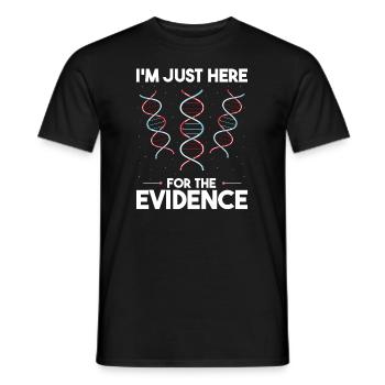 Forensische Kriminologie und Tatort-Ermittler - Männer T-Shirt - Schwarz - Vorne - AI Model Male 178 light (178cm)