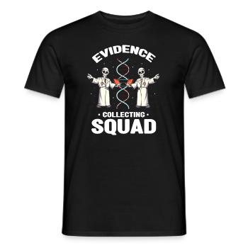 Gerichtsmediziner und Forensischer Analyst - Männer T-Shirt - Schwarz - Vorne - AI Model Male 178 light (178cm)