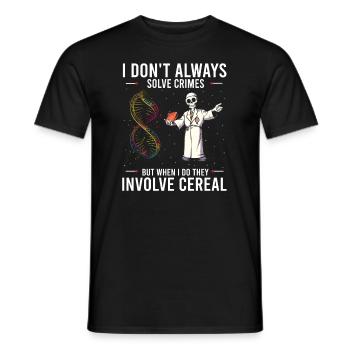 Gerichtsmediziner und Forensischer Analyst - Männer T-Shirt - Schwarz - Vorne - AI Model Male 178 light (178cm)