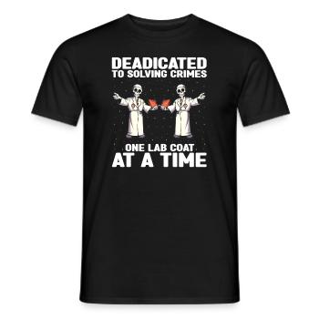 Forensik und forensische Wissenschaft - Männer T-Shirt - Schwarz - Vorne - AI Model Male 178 light (178cm)
