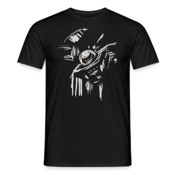 Architektur Landschaft Skizze - Männer T-Shirt - Schwarz - Vorne - AI Model Male 178 light (178cm)