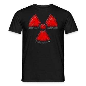 Radioactif - T-shirt homme - noir - Devant - AI Model Male 178 light (178cm)