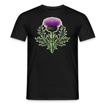 Beau chardon alls armoiries I - T-shirt homme - noir - Devant - AI Model Male 178 light (178cm)