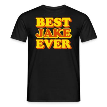 Lustiges Geschenk mit Vornamen Jake - Männer T-Shirt - Schwarz - Vorne - AI Model Male 178 light (178cm)