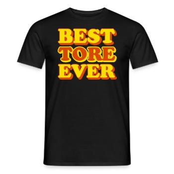 Tore Vorname Lustiges Geschenk - Männer T-Shirt - Schwarz - Vorne - AI Model Male 178 light (178cm)