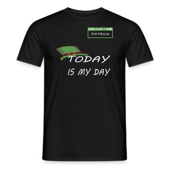 St. Patrick´s Day - Männer T-Shirt - Schwarz - Vorne - AI Model Male 178 light (178cm)