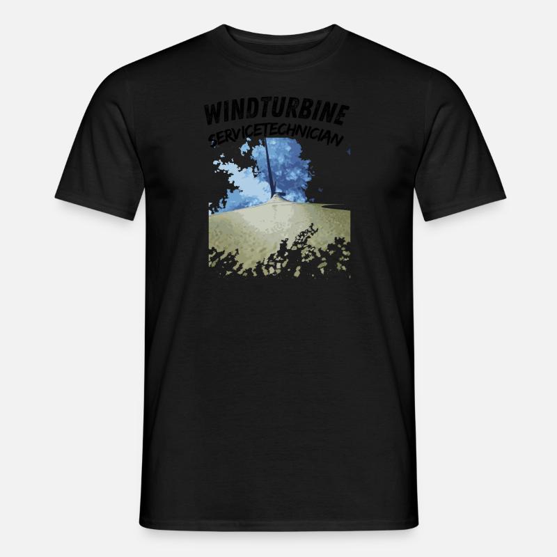 Technicien en éoliennes - T-shirt homme - undefined