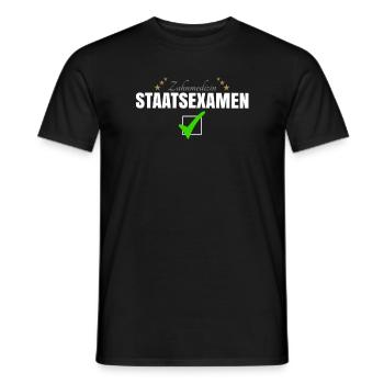 Zahnmedizin Staatsexamen - Männer T-Shirt - Schwarz - Vorne - AI Model Male 178 light (178cm)