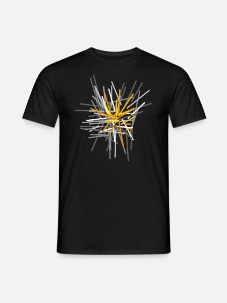 Abstract - Men's T-Shirt - black