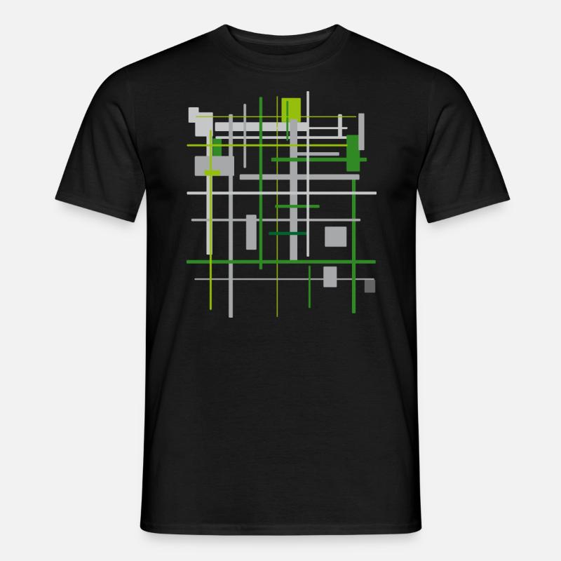 Muster - Männer T-Shirt - Schwarz