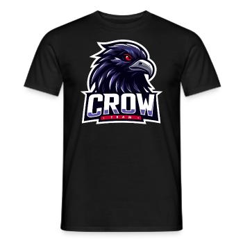 L’équipe Crow - T-shirt homme - noir - Devant - AI Model Male 178 light (178cm)