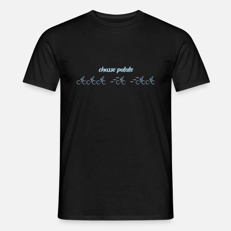 chasse patate - Männer T-Shirt - Schwarz