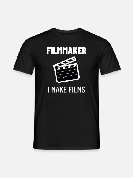 Cinéaste Vidéaste Cinéaste Cinéma TV Cadeau - T-shirt homme - noir