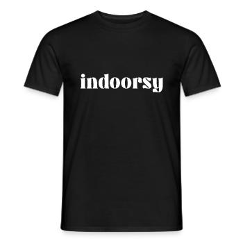 À l’intérieur - T-shirt homme - noir - Devant - AI Model Male 178 light (178cm)