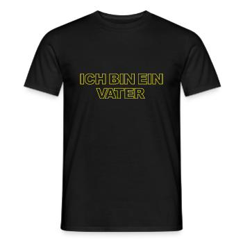 Vatertag für den Papa Wars Vater Star Mann Männer - Männer T-Shirt - Schwarz - Vorne - AI Model Male 178 light (178cm)