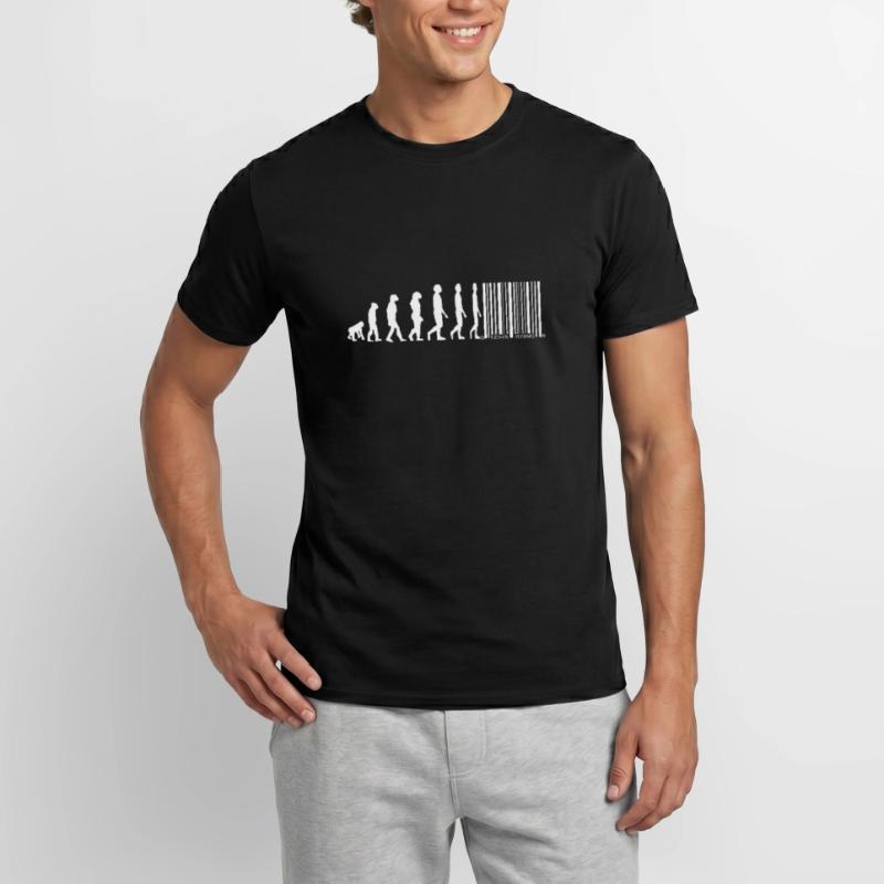 Evolution code-barres T-shirt homme