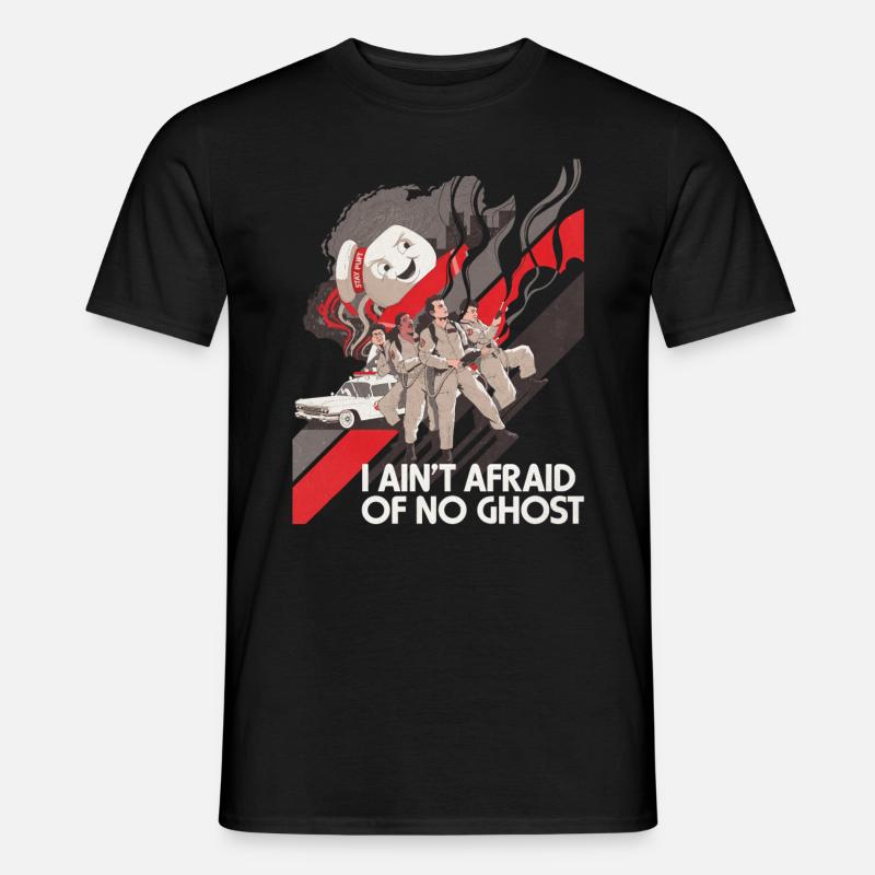 Ghostbusters Kampf Mit Marshmallow-Mann - Männer T-Shirt - Schwarz