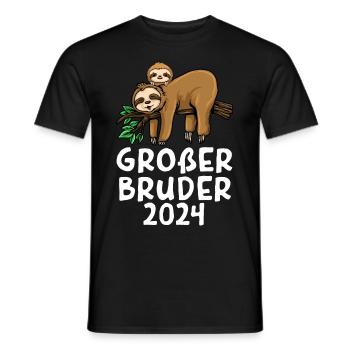 Big Brother 2024 Paresseux - T-shirt homme - noir - Devant - AI Model Male 178 light (178cm)