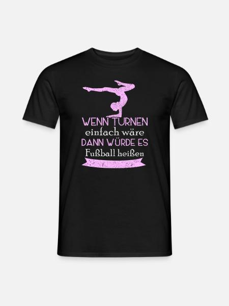 Turnen Bester Sport Geschenk Lustig - Männer T-Shirt - Schwarz