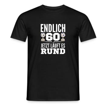 Opa 60. Geburtstag Fussball - Männer T-Shirt - Schwarz - Vorne - AI Model Male 178 light (178cm)