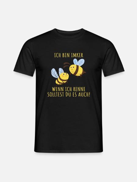 Imker Lustiger Spruch Imkerei Bienenzüchter - Männer T-Shirt - Schwarz