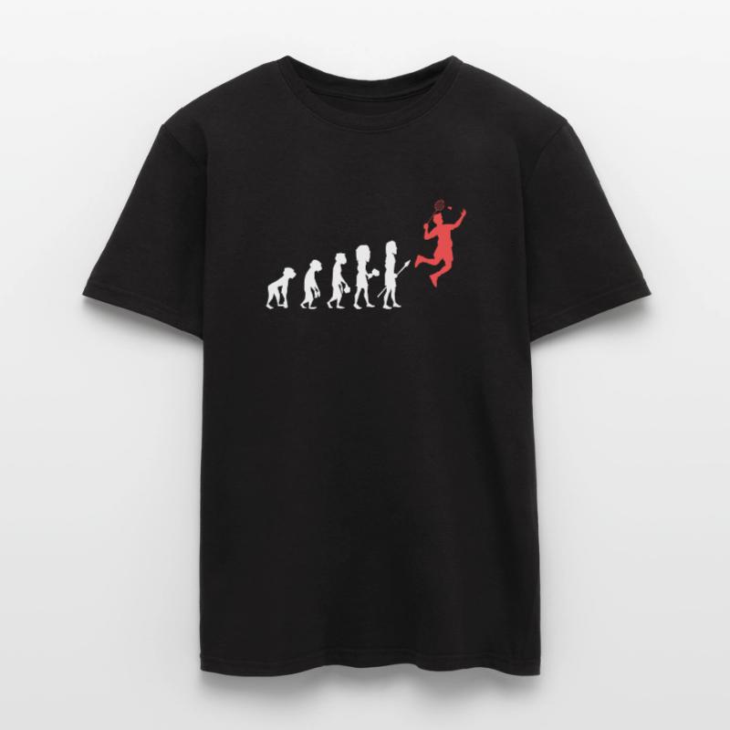 Evolution de l'évolution du badminton T-shirt homme