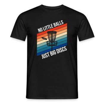 Disc Golf Discgolf gift idea - Men's T-Shirt - black - Front - AI Model Male 178 light (178cm)