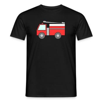 fire brigade - Men's T-Shirt - black - Front - AI Model Male 178 light (178cm)