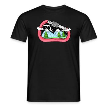 Carabine montagne montagne cadeau alpiniste - T-shirt homme - noir - Devant - AI Model Male 178 light (178cm)