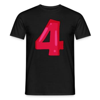 4 - T-shirt homme - noir - Devant - AI Model Male 178 light (178cm)