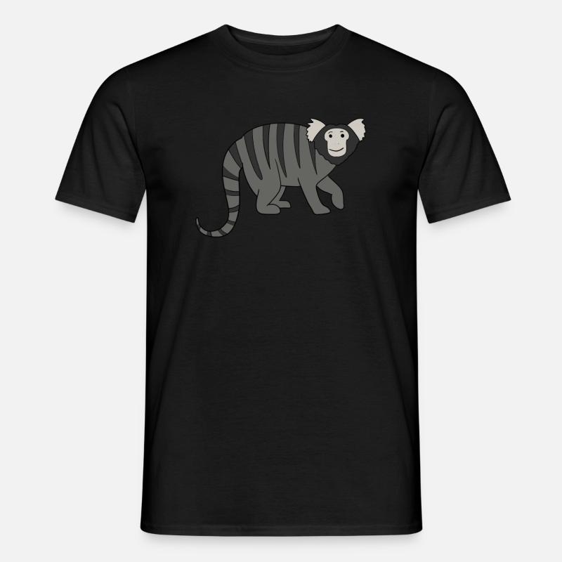 Marmosets Monkey - Men's T-shirt - black