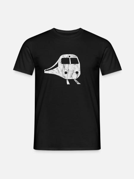 train - Men's T-Shirt - black