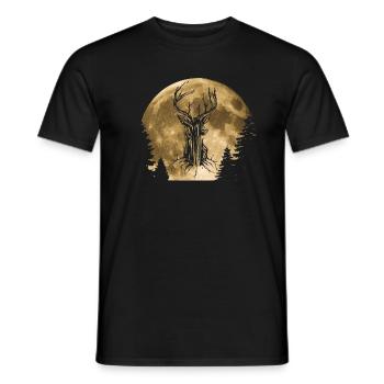 Hunter design for the hunt - Men's T-Shirt - black - Front - AI Model Male 178 light (178cm)