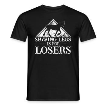 Cydesdale Rider and Draft Horse Designs - Men's T-Shirt - black - Front - AI Model Male 178 light (178cm)