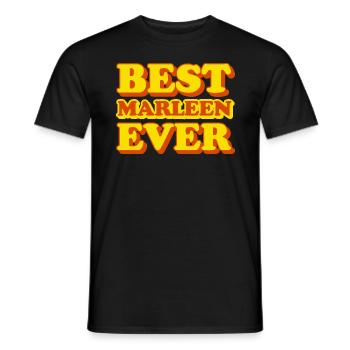 Lustiges Geschenk mit Vornamen Marleen - Männer T-Shirt - Schwarz - Vorne - AI Model Male 178 light (178cm)