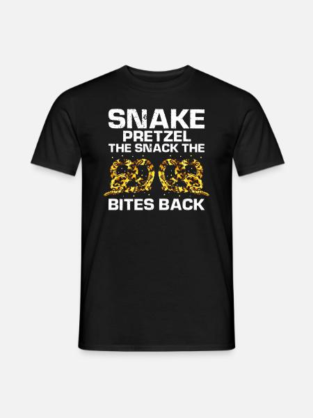 Königspython Design für Schlangen Liebhaber - Männer T-Shirt - Schwarz
