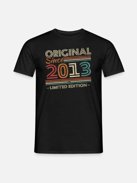 Original 2013 Vintage Cadeau D'anniversaire 2013 - T-shirt homme - noir