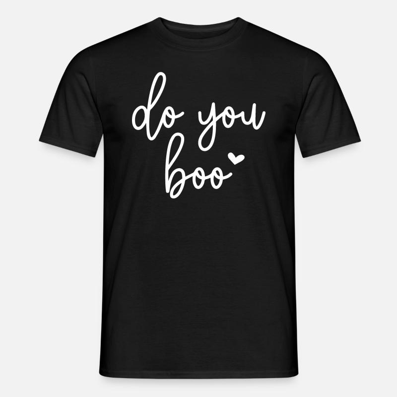 Buhst du - Männer T-Shirt - Schwarz
