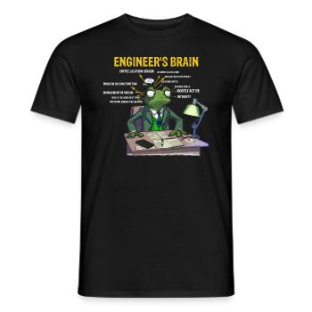 Erneuerbare Nukleare Spruch für Nukleartechnik - Männer T-Shirt - Schwarz - Vorne - AI Model Male 178 light (178cm)