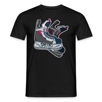 Patins à glace Patins à glace - T-shirt homme - noir - Devant - AI Model Male 178 light (178cm)