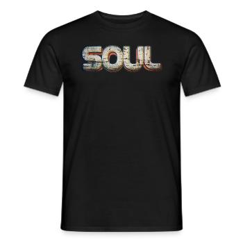 Seele vintage - Männer T-Shirt - Schwarz - Vorne - AI Model Male 178 light (178cm)