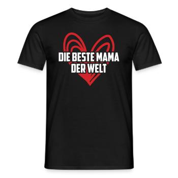 Mama Muttertag Beste Mama Best Mum Beste Mutter - Männer T-Shirt - Schwarz - Vorne - AI Model Male 178 light (178cm)