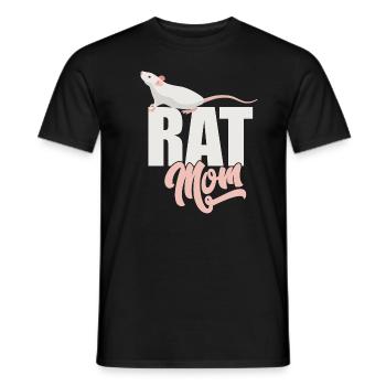 Ratte - Ratte Mama - Männer T-Shirt - Schwarz - Vorne - AI Model Male 178 light (178cm)