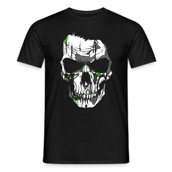 Crâne - T-shirt homme - noir - Devant - AI Model Male 178 light (178cm)
