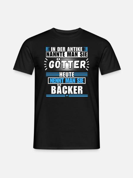 Les dieux dans l’Antiquité. Aujourd’hui boulanger - T-shirt homme - noir
