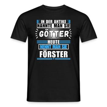 Les dieux dans l’Antiquité. Aujourd’hui forestier - T-shirt homme - noir - Devant - AI Model Male 178 light (178cm)